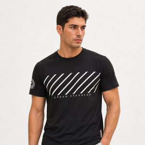 Sport Tee Streamline model Zwart front