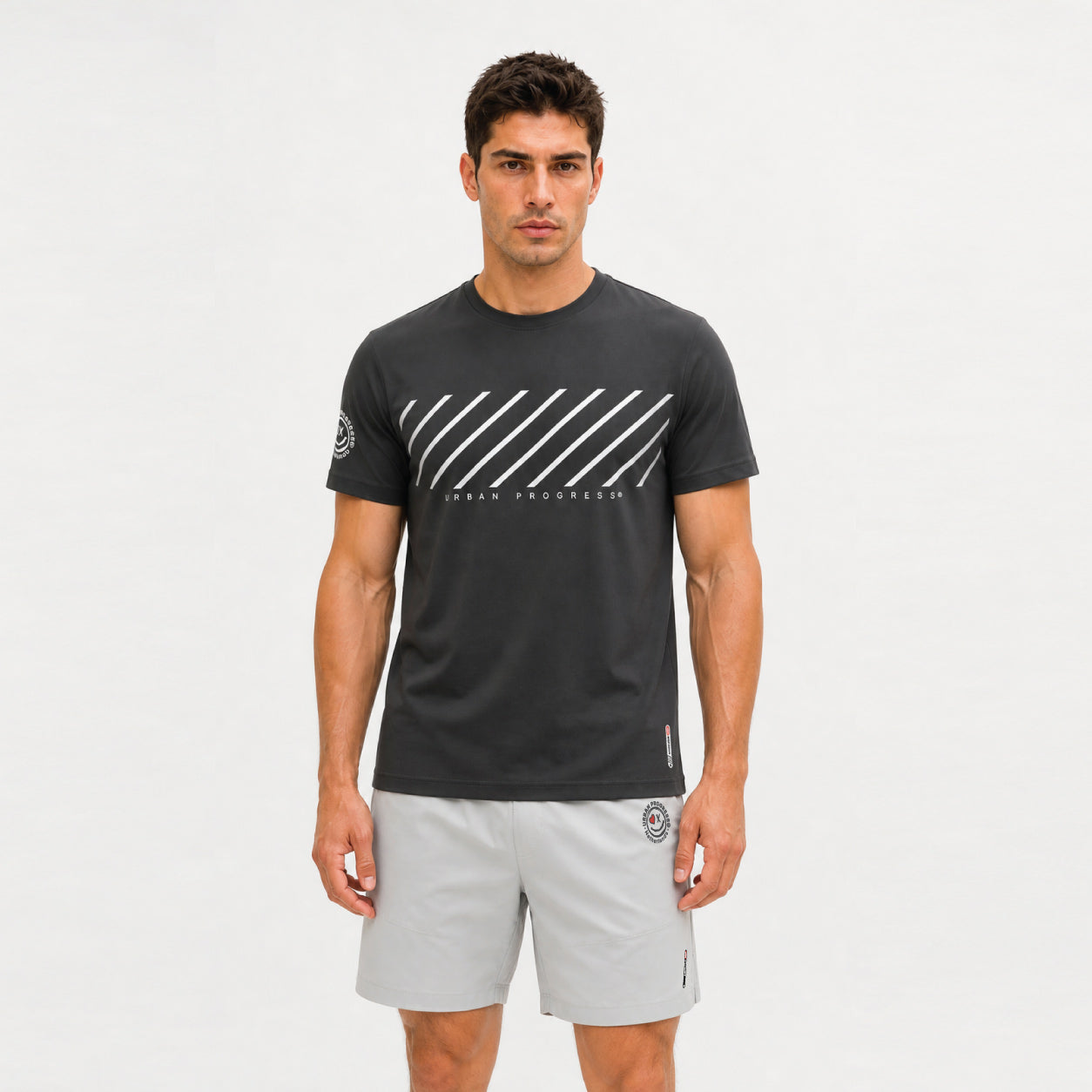 Sport Tee Streamline model donker grijs front