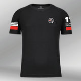 Sportshirt Not being average zwart front