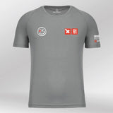 Sportshirt Ritmo fine grey front