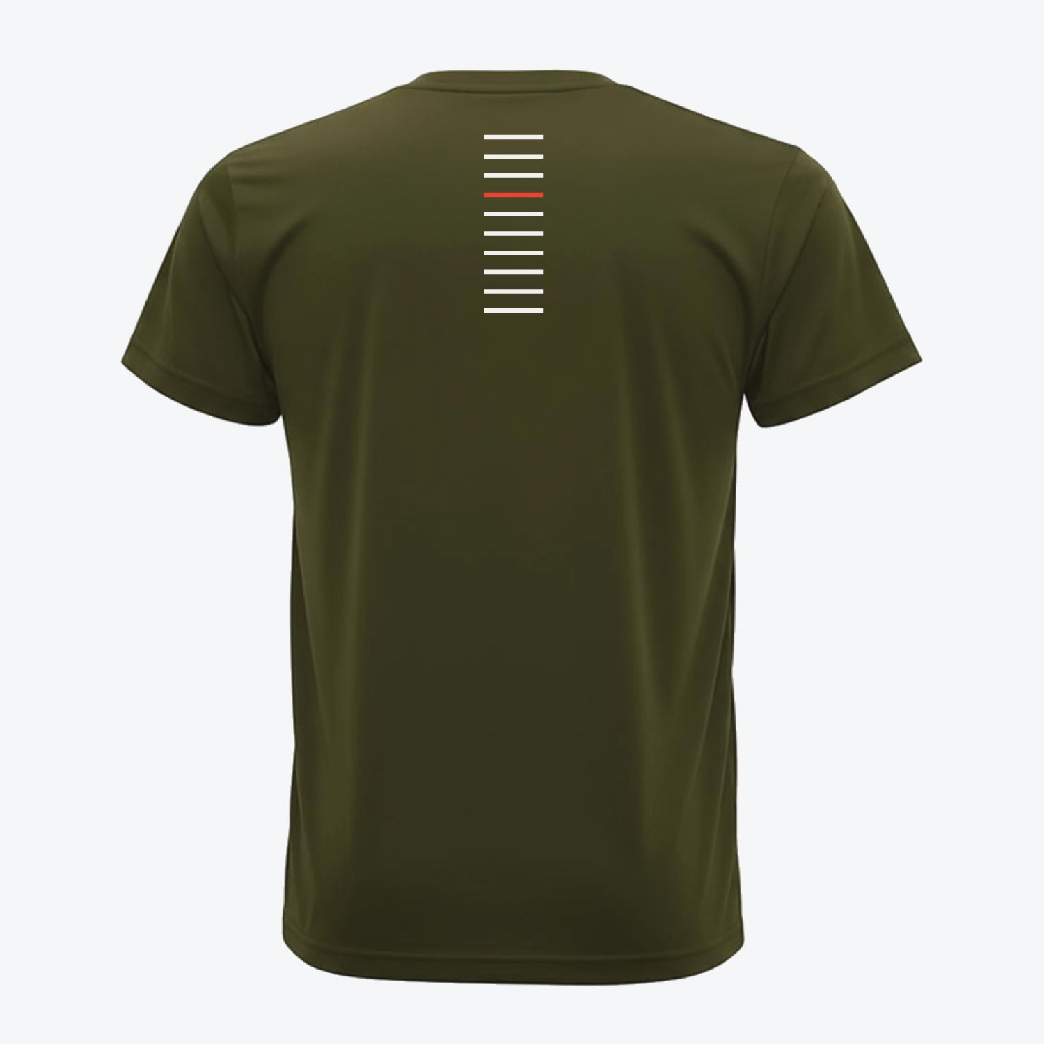 Sportshirt Vision olijf groen back