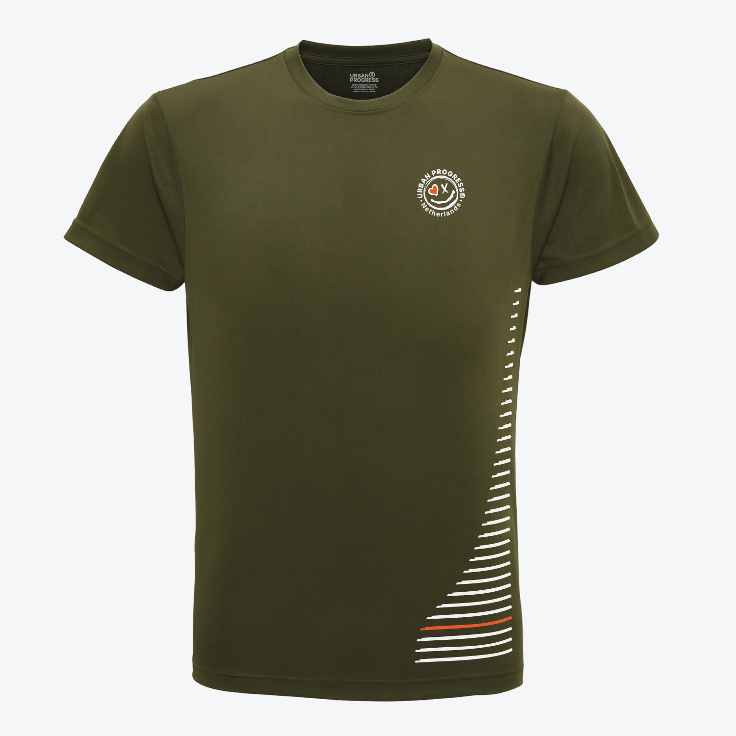 Sportshirt Vision olijf groen front