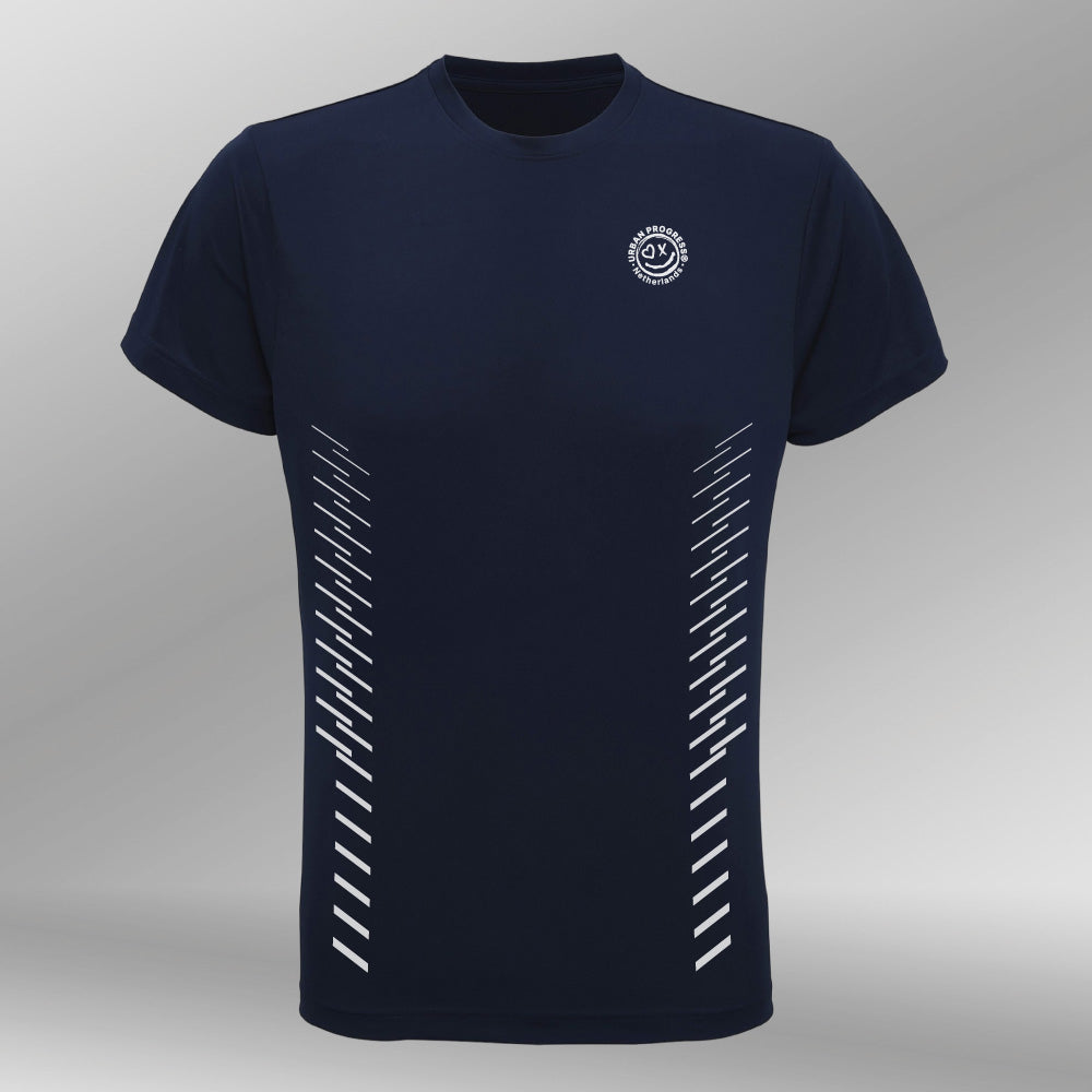 Stride Performance Tee navy blue front