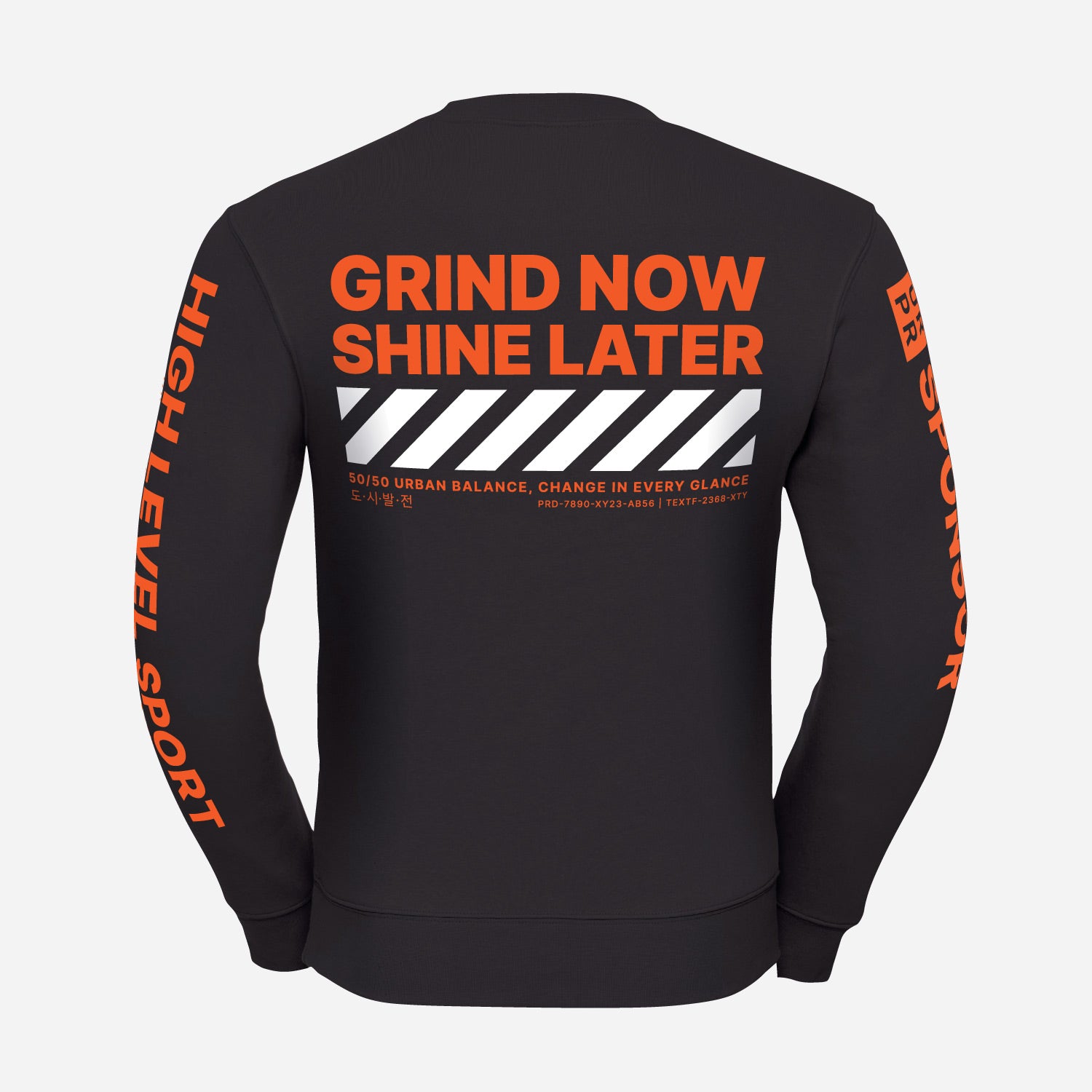 Sweatshirt-Grind-Now-zwart-back