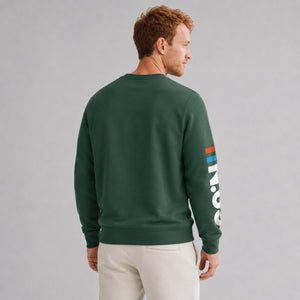 Sweatshirt-N.69-model-bottle-green-back