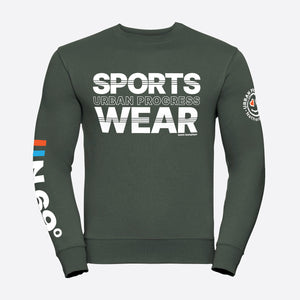 Sweatshirt-N.69-olijf-groen-front
