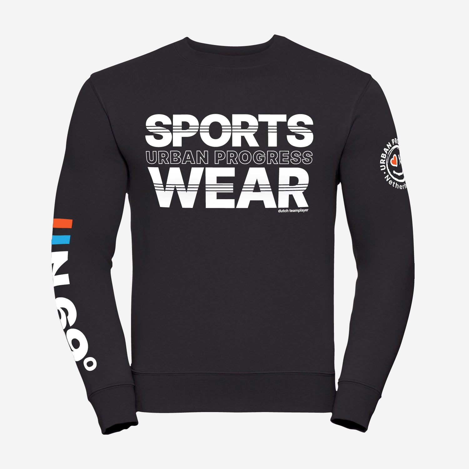 Sweatshirt-N.69-zwart-front