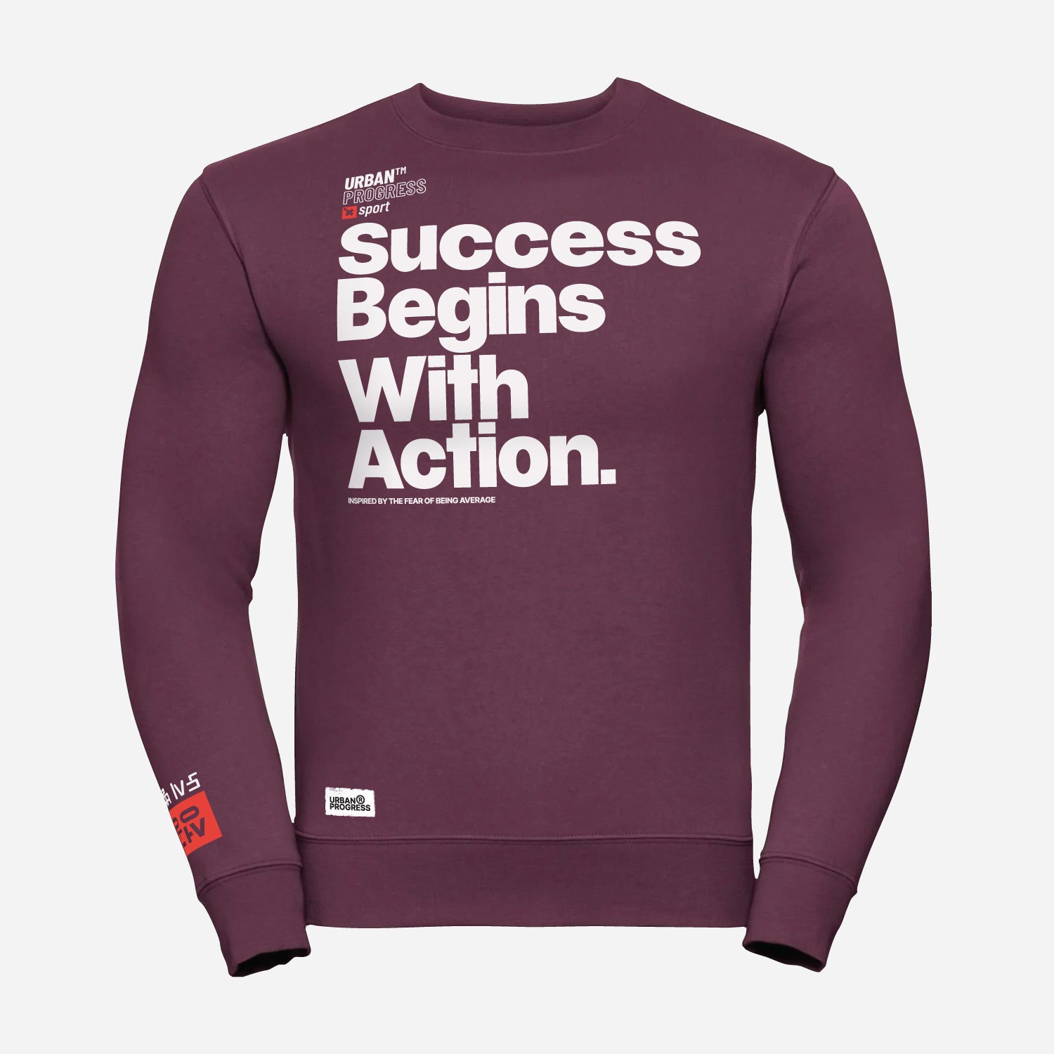 Sweatshirt-Not-Being-Average-aubergine-front