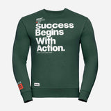 Sweatshirt-Not-Being-Average-bottle-green-front