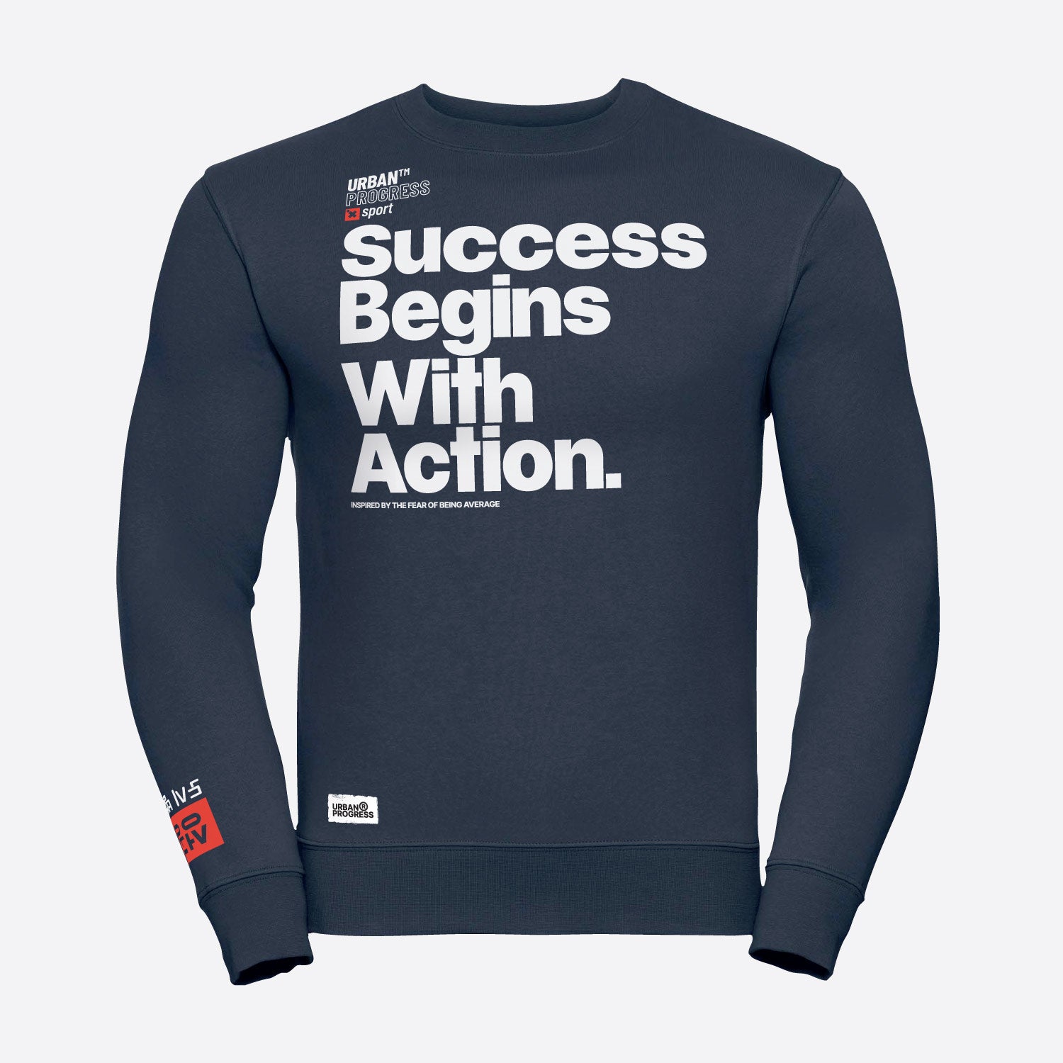 Sweatshirt-Not-Being-Average-navy-front