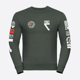Sweatshirt-Protocol-olijf-groen-front