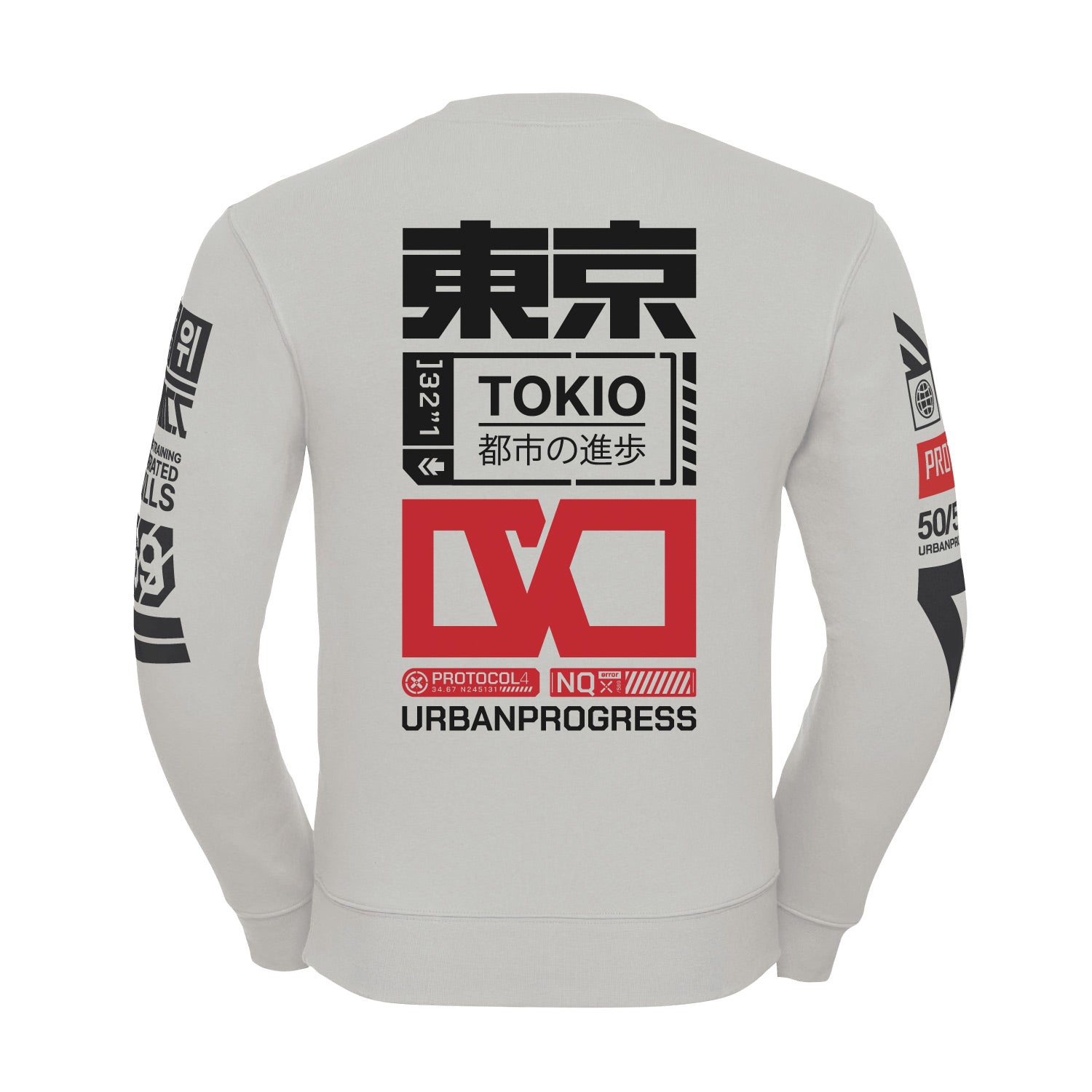 Sweatshirt-Protocol-urban-grey-back