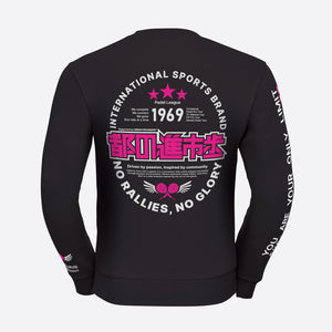 Sweatshirt-The-Challenger-zwart-back