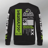 Sweatshirt Adventure black back