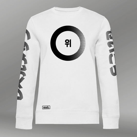 Sweatshirt Change the game dames wit front