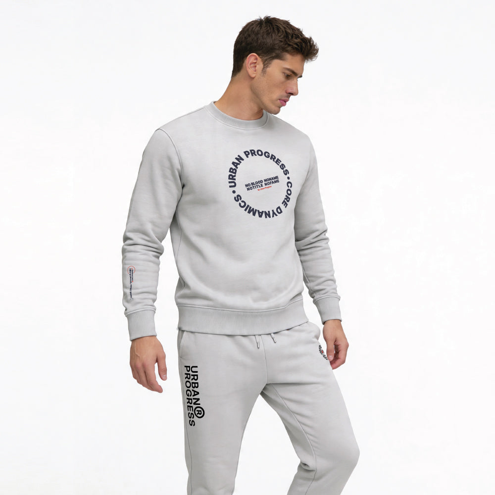 Sweatshirt Core Dynamics model urban grey front 