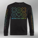 Sweatshirt Love Emotion black front