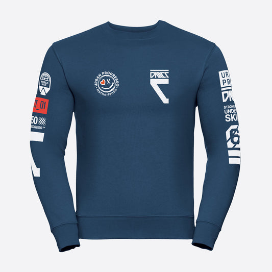 Sweatshirt Protocol indigo front
