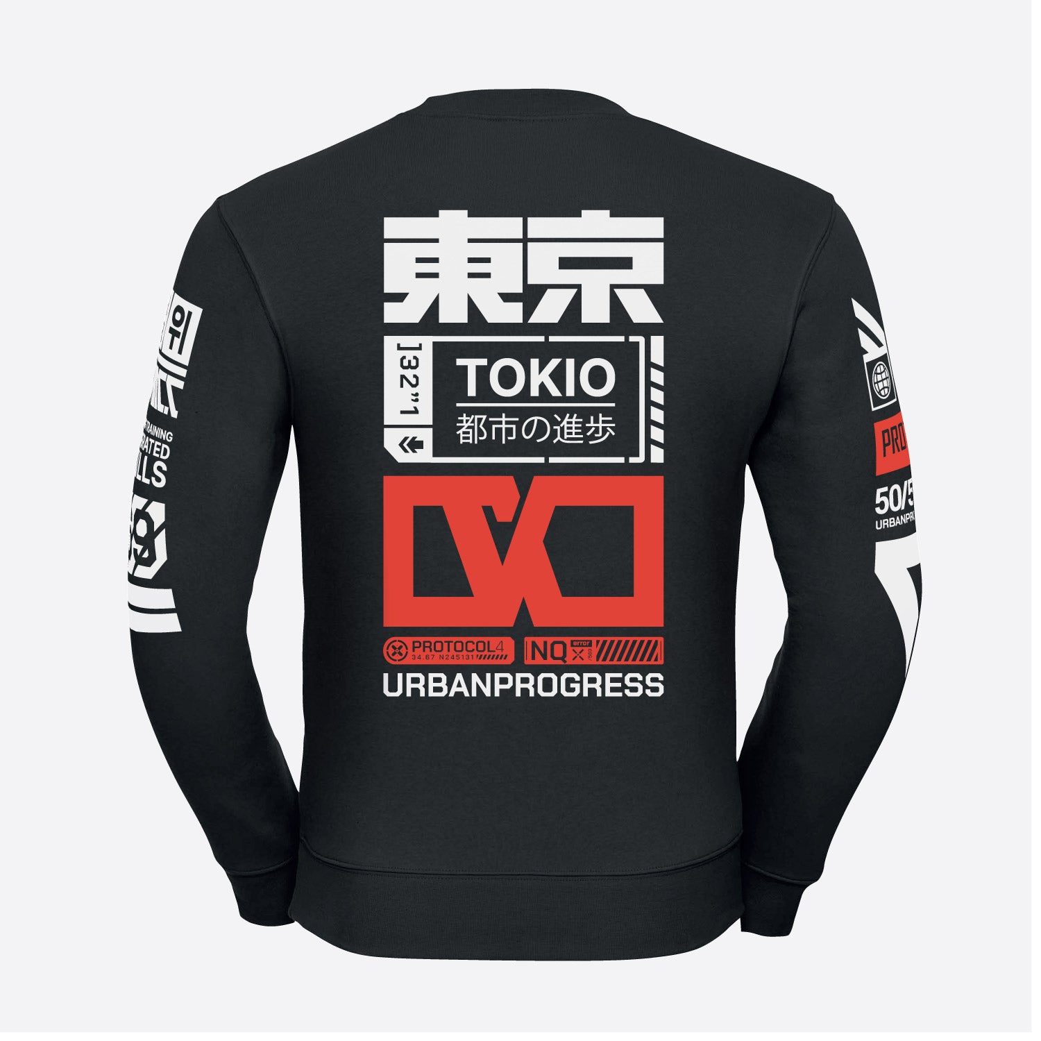 Sweatshirt Protocol zwart back