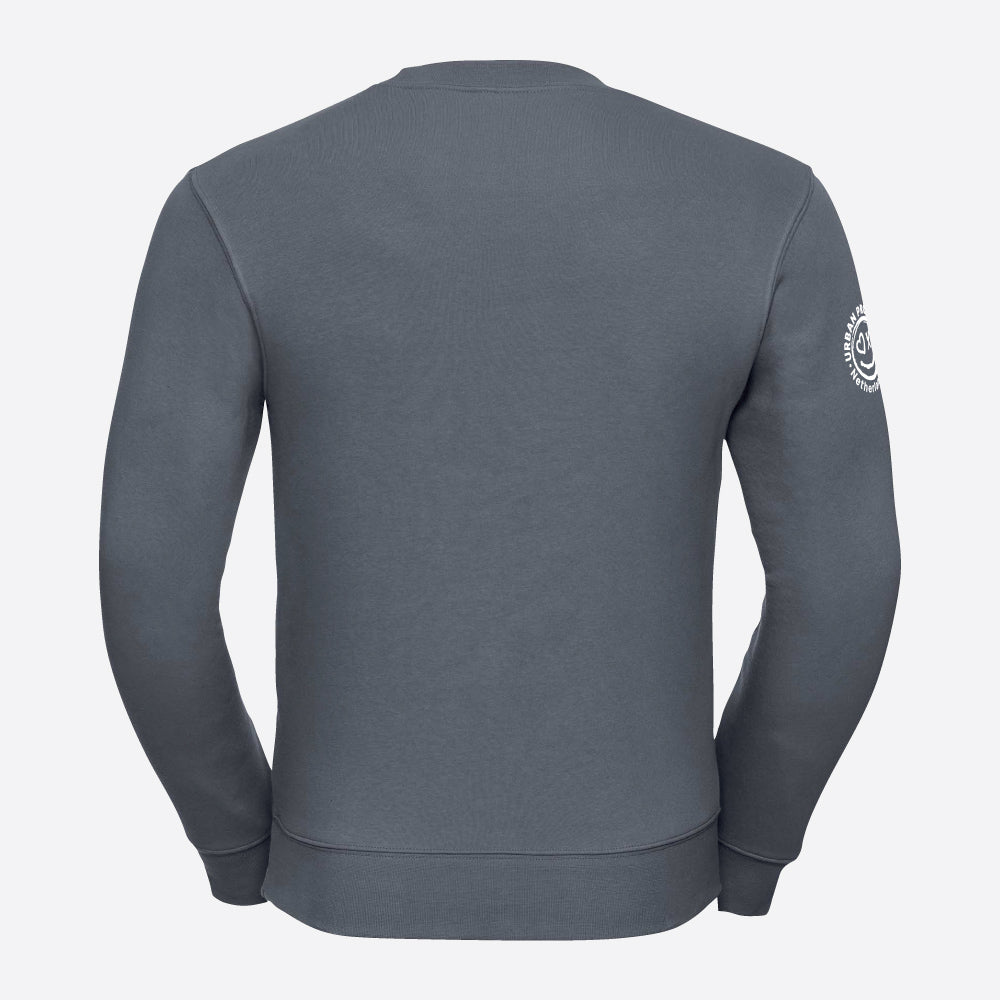 Sweatshirt Streamline grijs back