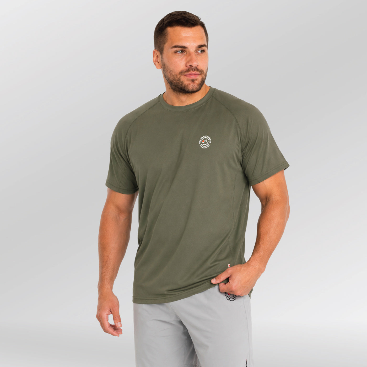T-Shirt-Nova-model-army-green-front-side