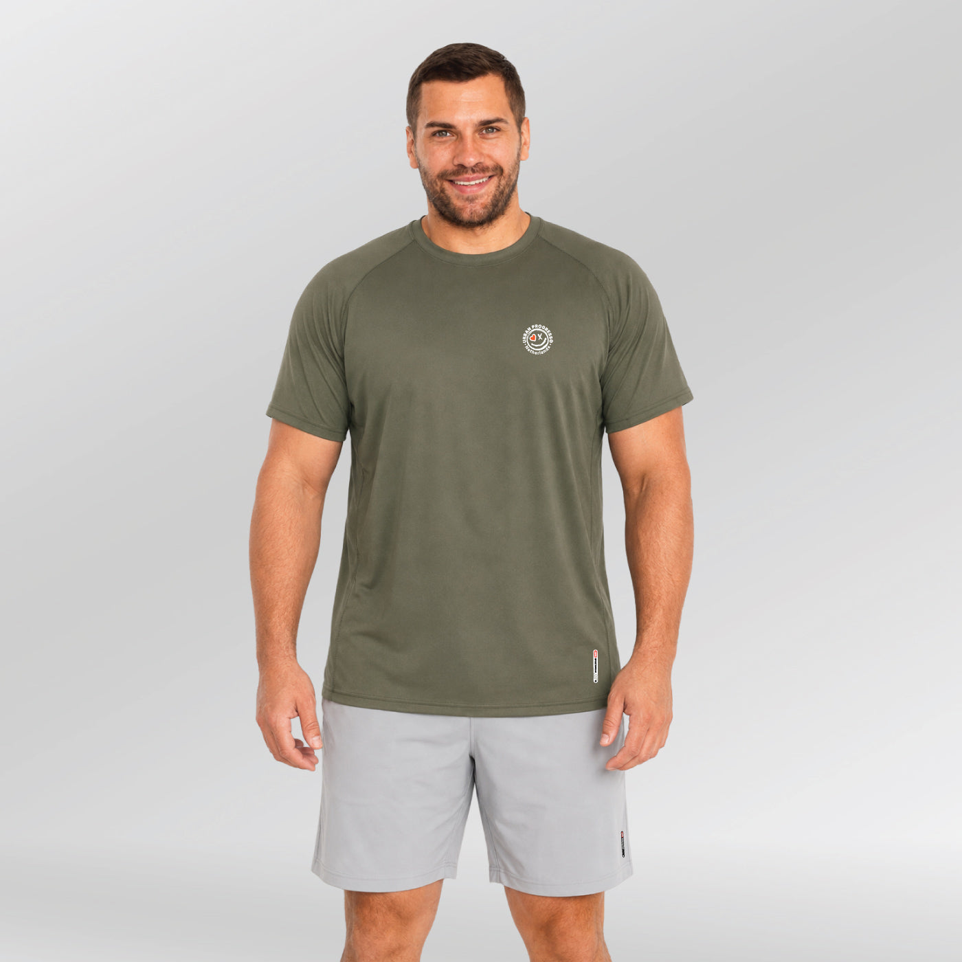 T-Shirt-Nova-model-army-green-front