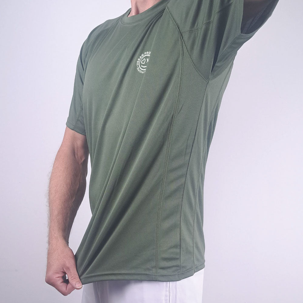 T-Shirt Nova Leger Groen Side model