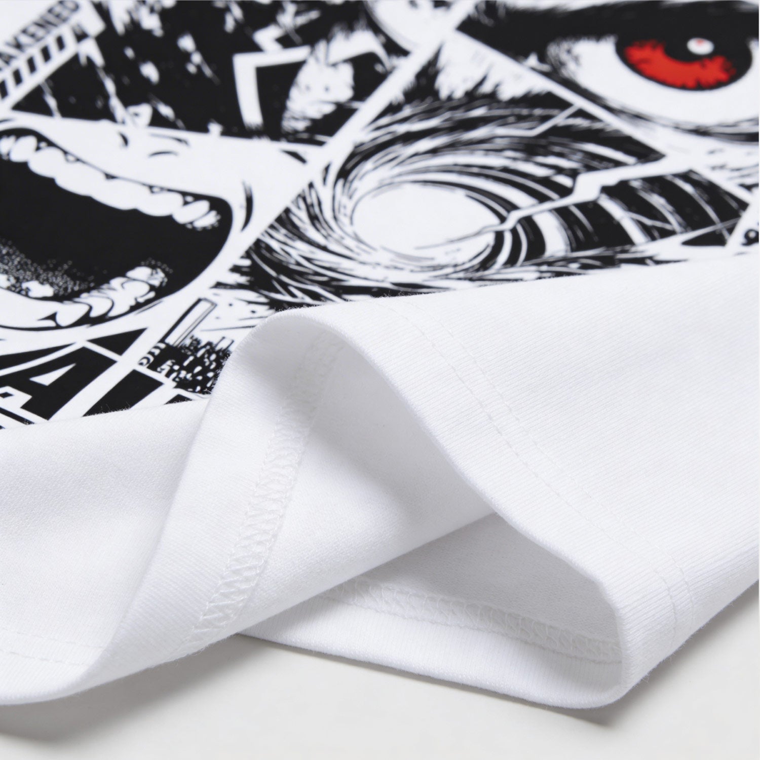 T-shirt AWAKEN Sorona® stretch detail voorkant