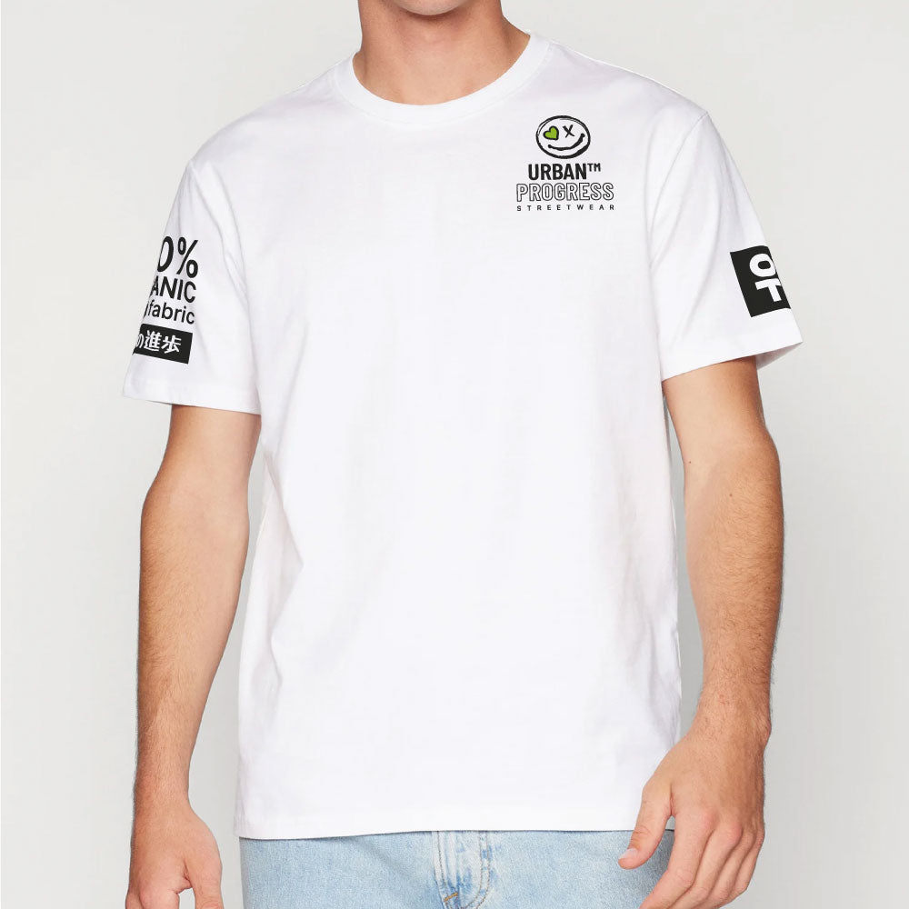 T-shirt Adventure white front model