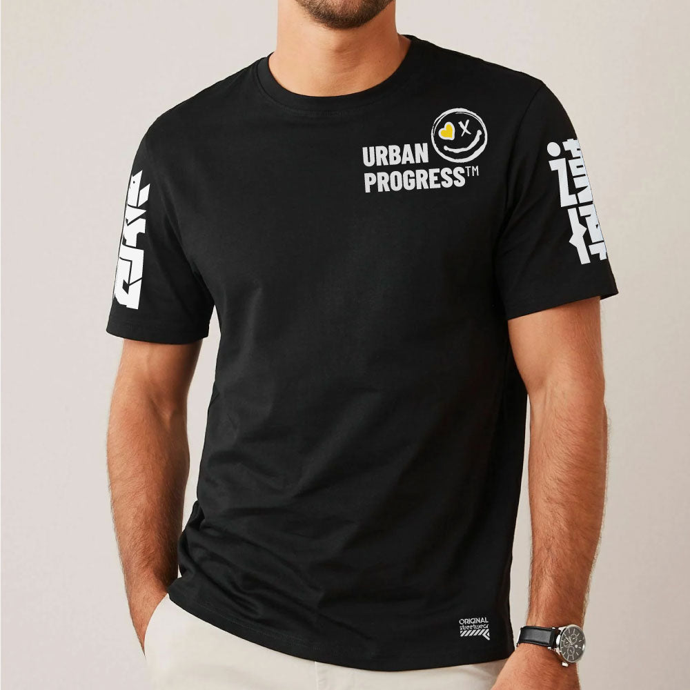 T-shirt No Excuse black front model