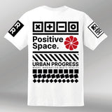 T-shirt Positive Space white back