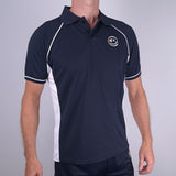 Univi Panel Stroke Tennis Polo Navy-Wit Heren