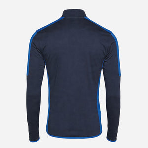 Univi Kwart rits Tussenlaag Navy-Royal back