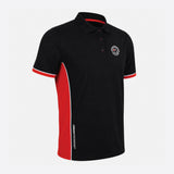 Univi Panel Polo black-red-white back