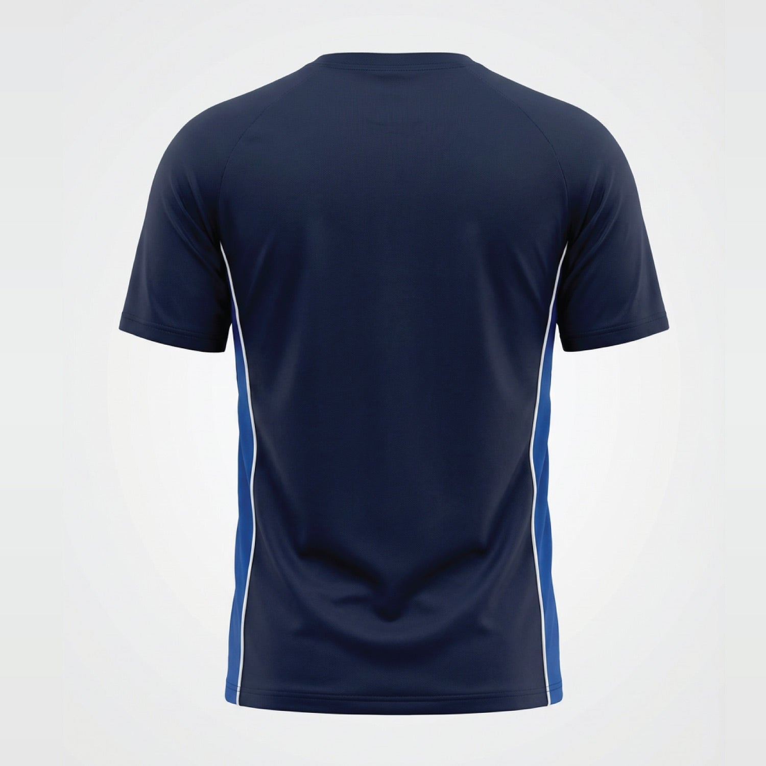 Univi Panelled T-shirt navy-royal back