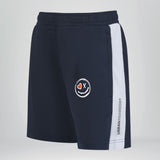 Univi Sport Short met rits navy-wit Heren front-side