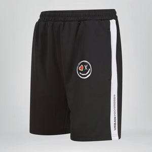 Univi Sport Short met rits zwart-wit Heren front-side