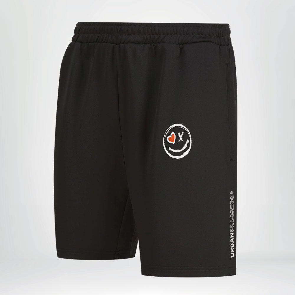 Univi Sport Short met rits zwart Heren front-side