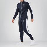 Univi Trainingsbroek met Jack en ritszakken navy-wit front-side heren model