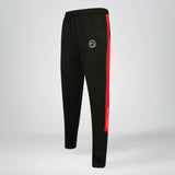 Univi Trainingsbroek met ritszakken zwart-rood front-side heren
