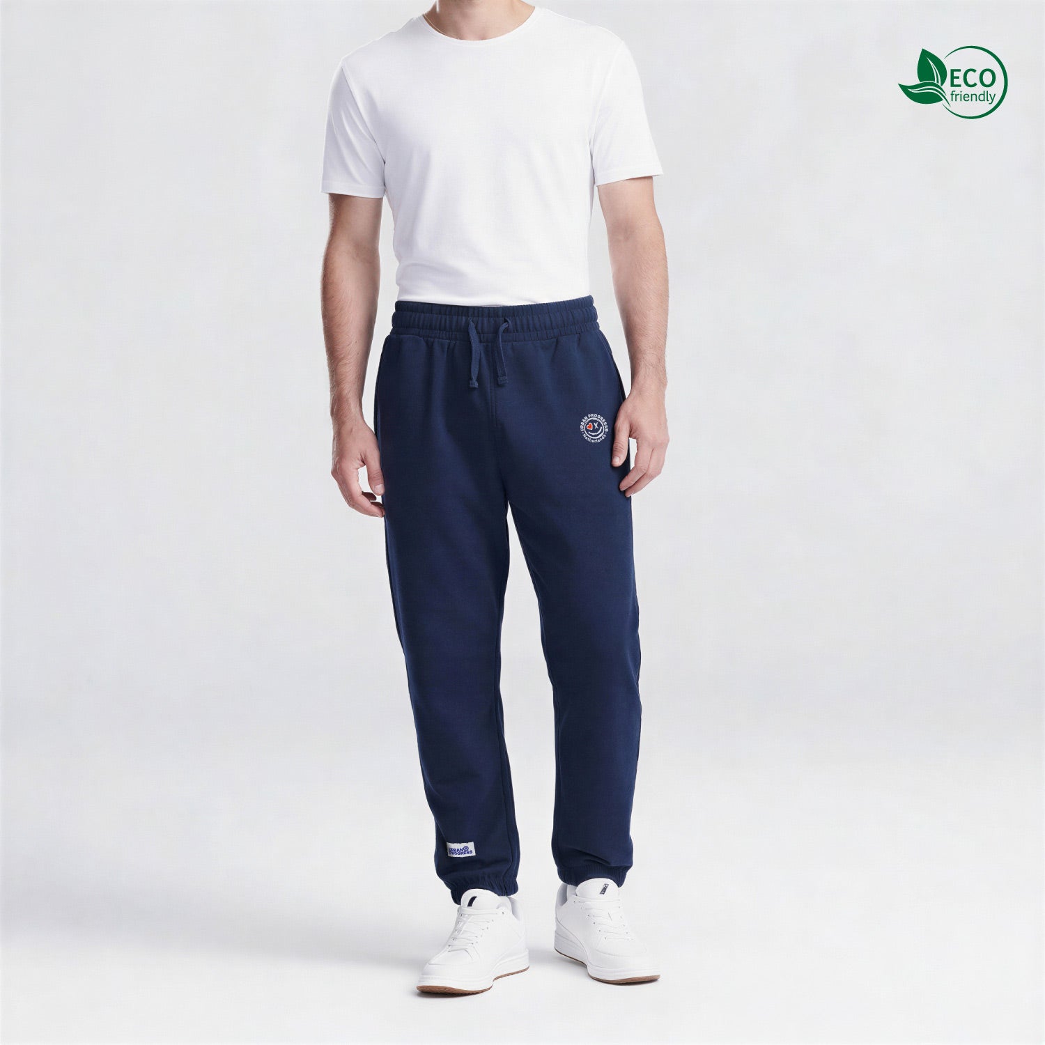 Urban Leaf Jogger model blauw front