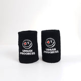 Urban Progress Zweetband - 2 Stuks Zwart