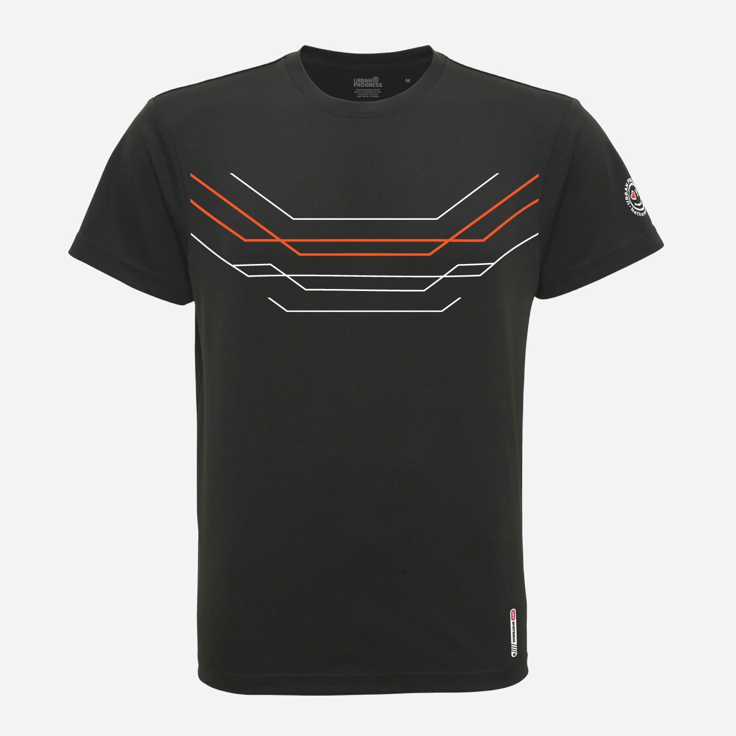 Vector Flow Tee donker-grijs front