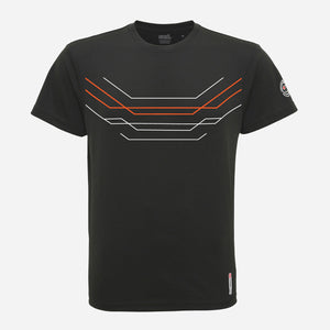 Vector Flow Tee donker-grijs front