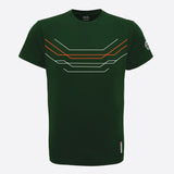 Vector Flow Tee donker bottle green front