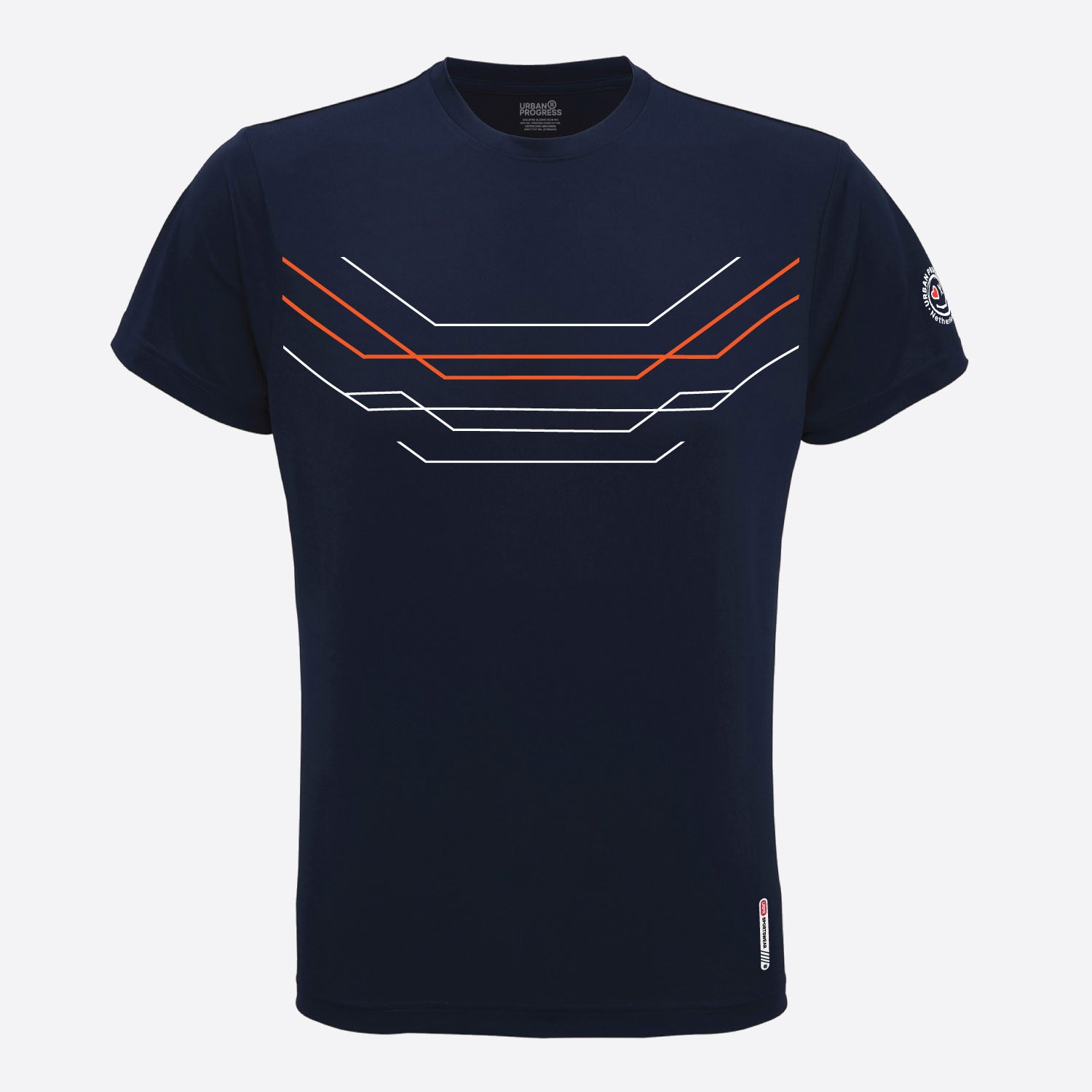Vector Flow Tee donker navy front