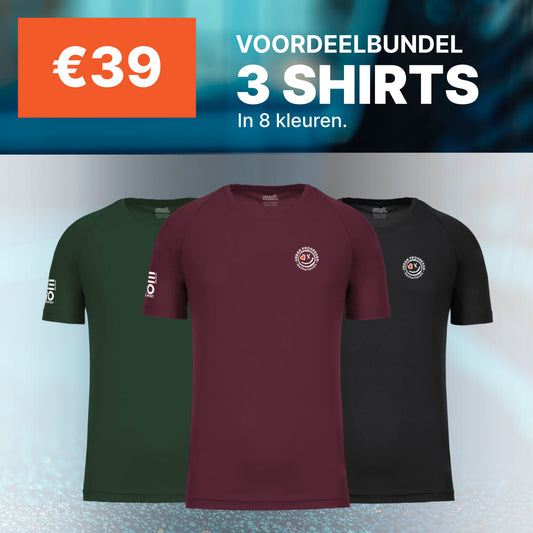 3-Pack Zero Tolerance Padel shirt